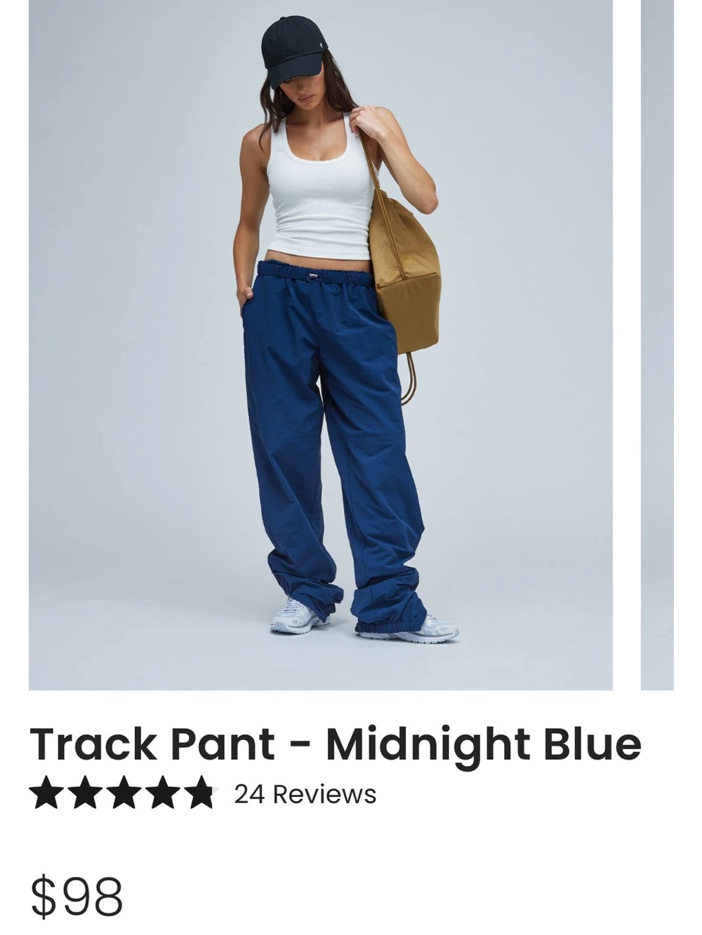 Track Pant - Midnight Blue